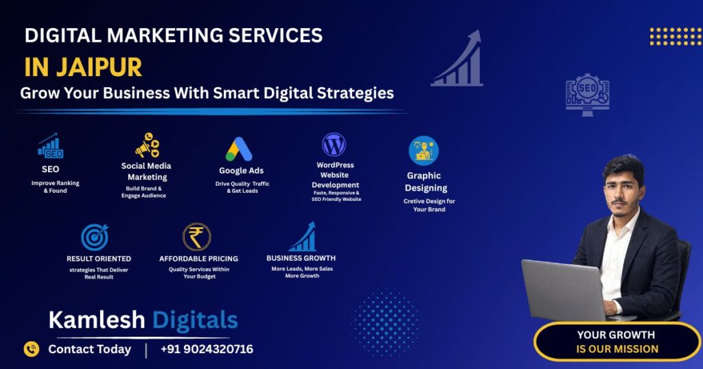 Digital Marketing Services in Jaipur by Kamlesh Digitals